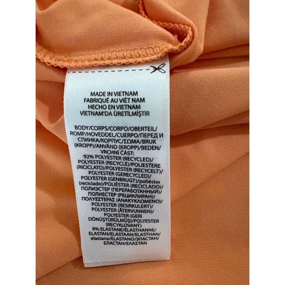 RLX Ralph Lauren Mens Medium Orange Performance Golf Polo Shirt Short Sleeve - Picture 9 of 9